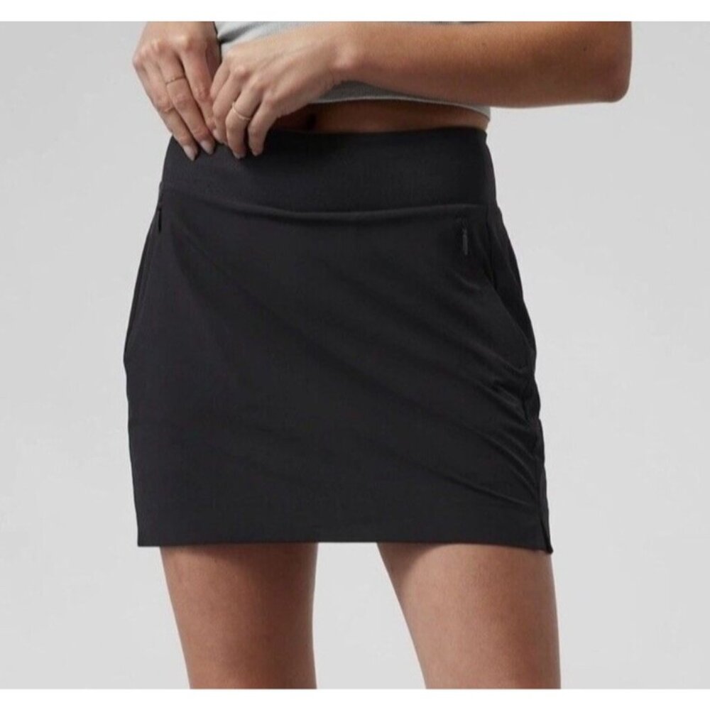 Athleta Soho Skort Athletic Hiking Tennis Mini Skirt w Pockets Womens sz 4